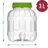 Frasco multifuncional com torneirinha 3L - 6 
