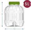 Frasco multifuncional com torneirinha 5L - 6 