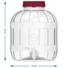 Frasco multifuncional com torneirinha 8L - 9 