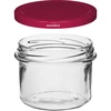 Frasco simples 235 ml (fi82) com tampa bordô 6 unid. - 3 
