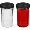 Frasco simples 545ml (fi 82) - com tampa preta, 6 unid. - 5 