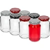 Frasco TO 190ml com tampa colorida fi 53 - 8 unid. - 4 