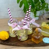 Frasco TO 300ml com impressão - mix de frutas e tampa fi66/4 - 3 peças - 7 