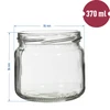 Frasco TO 370 ml com tampa colorida fi82/6- 6 unid. - 4 