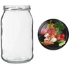 Frasco TO 900 ml com tampa colorida fi82/6 - 6 unid. - 12 