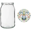 Frasco TO 900 ml com tampa colorida fi82/6 - 6 unid. - 10 
