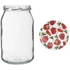 Frasco TO 900 ml com tampa colorida fi82/6 - 6 unid. - 8 