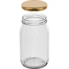 Frasco TO 900 ml com tampa dourada fi 82/6 - 6 unid. - 4 