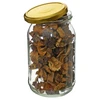 Frasco TO 900 ml com tampa dourada fi 82/6 - 6 unid. - 7 