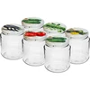 Frasco TO, grosso 580ml com tampa colorida fi82/6, 6 peças - 2 