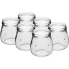 Frasco twist-off 500ml "Ânfora Invertida" com tampa colorida fi 82/6, 6 unidades - 4 
