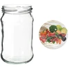 Frascos 300 ml com tampa colorida fi 66 - 6 unid. - 8 