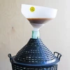 Funil de plástico branco diâmetro 25cm - 7 