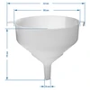 Funil de plástico diâmetro 20cm - 2 