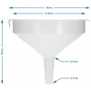 Funil de plástico diâmetro 35 cm - 5 