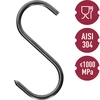 Ganchos para defumação - S, afiados, 5mm x 100mm - 3 