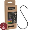 Ganchos para defumação - S, cortados a 45° 4mm x 150mm 5 peças - 9 