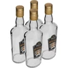Garrafa 0,5 L com tampa e impressão a 2 cores Whisky - 4 unid. - 2 