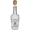 Garrafa 0,5 L com tampa e impressão Licor caseiro - 4 peças - 4 