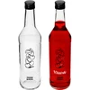 Garrafa 0,5 L com tampa e impressão Licor de Cereja - 4 unid. - 4 