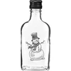 Garrafa 200 ml com tampa de rosca, impressão Natalícia Boneco de Neve, 6 unid. - 3 