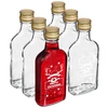 Garrafa 200 ml com tampa, impressão de Rena Natalina, 6 peças.  - 1 
