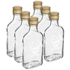 Garrafa 200 ml com tampa, impressão de Rena Natalina, 6 peças. - 2 