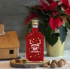 Garrafa 200 ml com tampa, impressão de Rena Natalina, 6 peças. - 6 