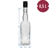 Garrafa Kapitańska 500 ml com tampa - 4 