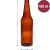 Garrafa para cerveja 0,5 L - pacote de 8 unidades - 4 