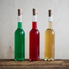 Garrafa para licor 350 ml 6 unid. + 6 rolhas - 7 