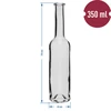 Garrafa para licor 350 ml 6 unid. + 6 rolhas - 6 