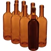 Garrafa para vinho 0,75 L marrom - pacote de 8 unid. - 2 