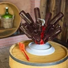 Garrafa para vinho 0,75 L marrom - pacote de 8 unid. - 8 