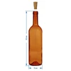 Garrafa para vinho 0,75 L marrom - pacote de 8 unid. - 6 