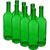Garrafa para vinho 0,75 L verde - embalagem de 8 unidades - 5 