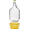 Garrafão Dama 5 L com tampa e cesto de plástico - 2 