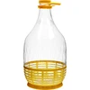 Garrafão Dama 5 L PET, com tampa de rosca, alça e cesto ['garrafão', ' garrafão para vinho', ' garrafão Dama', ' Dama no cesto', ' Dama 5 L', ' balão 5 L', ' damajuana', ' balão no cesto', ' garrafa Dama 5 L no cesto', ' balão para vinho', ' garrafão para destilados caseiros', ' balão para vinho', ' garrafa para vinho', ' frasco para vinho', ' recipiente para vinho', ' damajuana para vinho', ' balão para vinho 5 litros', ' garrafão com tampa de rosca', ' kit para vinho', ' Dama inquebrável', ' acessórios para vinificação', ' vinificação caseira', ' equipamento para vinificação', ' recomendado para vinho']