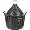 Garrafão para vinho 25 L em cesto de plástico ['garrafão', ' garrafão para vinho', ' balão para vinho', ' para cerveja', ' para fermentação', ' vinho caseiro', ' balão de vidro para vinho', ' para licores', ' para hidromel']