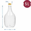 Gásio Dama 5 L PET, com tampa - 4 
