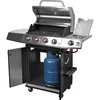 Grelhador a gás dragON BBQ101, 11,7 kW, preto-prateado - 2 