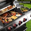 Grelhador a gás dragON BBQ101, 11,7 kW, preto-prateado - 6 