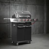 Grelhador a gás dragON BBQ101, 11,7 kW, preto-prateado - 4 