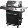 Grill gazowy dragON BBQ101, 11,7 kW, czarno-srebrny - 2 grill gazowy, nowoczesny grill, jaki grill kupić, jaki grill wybrać, ruszt żeliwny, palnik boczny, termometr w pokrywie, półka boczna grilla, grill do woka, grill mobilny, grill do pizzy, grill z kółkami, łatwe czyszczenie grilla, grill z wysoką mocą grzewczą, ergonomiczne pokrętła grilla, grill z nowoczesnym designem, aromatyzatory na palniki grilla, akcesoria do grilla, grill w dobrej cenie, stabilny grill, najlepsze grillowanie, sprzęt do grillowania, solidny grill, grill wielofunkcyjny, funkcjonalny grill, grillowanie warzyw