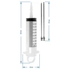 Injetor de 100 ml + 2 agulhas - 10 