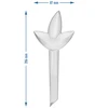 Irrigador para plantas – folha transparente, 120 ml - 4 