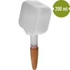 Irrigador para plantas - placa branca com perna de cerâmica, 200 ml - 2 