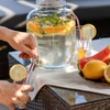 Jarra para limonada, com torneira - de vidro, 4 L - 7 