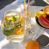 Jarra para limonada, com torneira - de vidro, 4 L - 8 