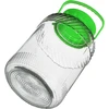 Jarro 5 L com pinças - tampa verde - 4 